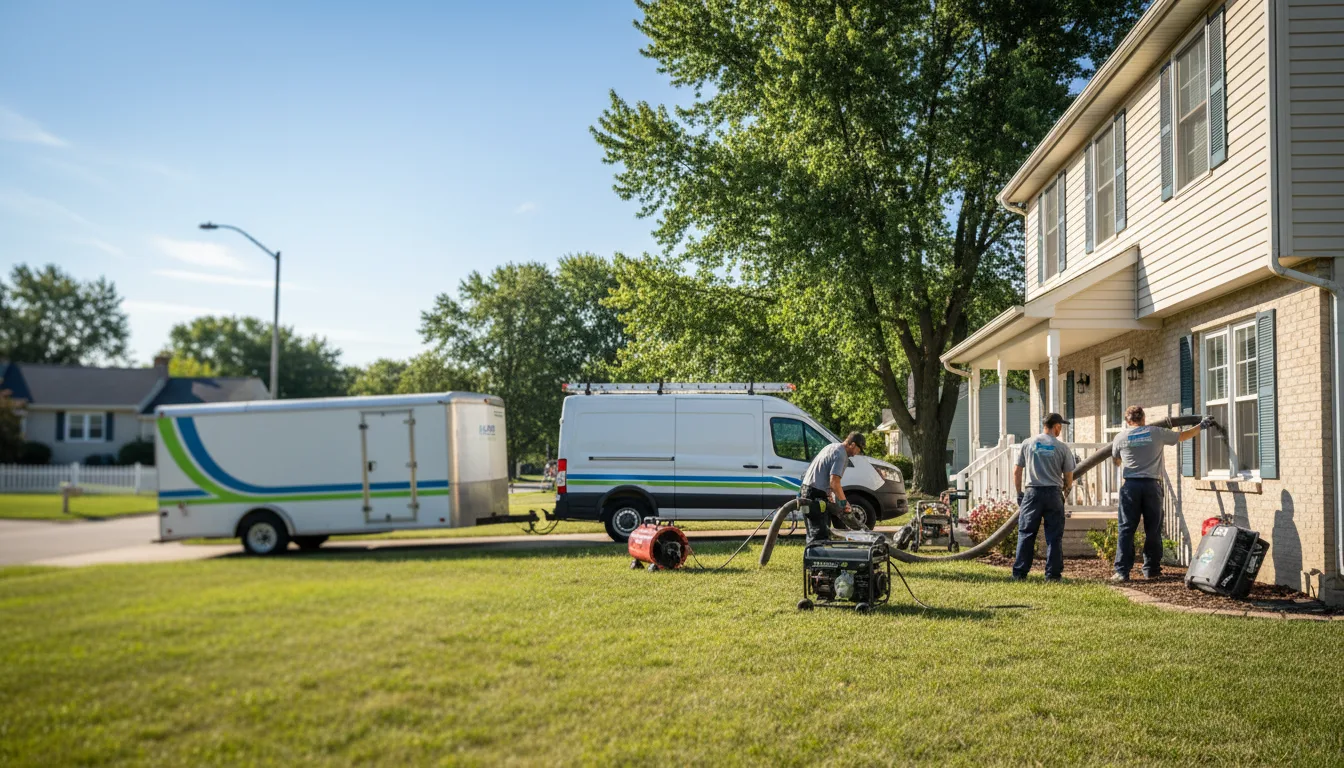 Flooded Basement Restoration And Cleanup With Repair in Ridgeway, WI near me